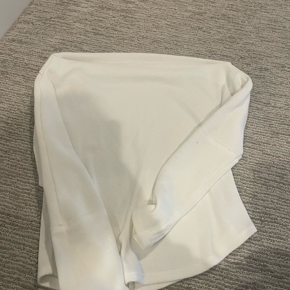 White off the shoulder, free people sweater - Picture 2 of 5